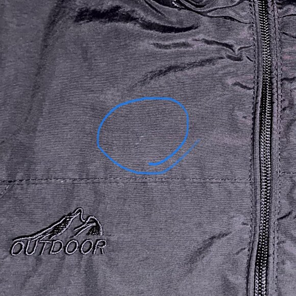 Outdoor Sport Navy Hooded Vest – Men’s XXXL - Picture 9 of 9